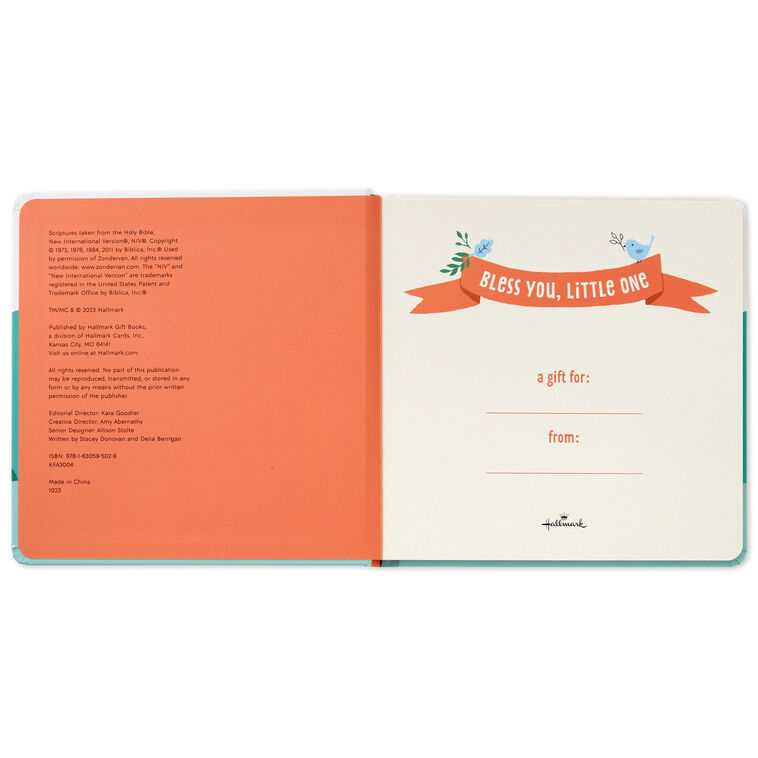 Hallmark Bless You Little One Board Book