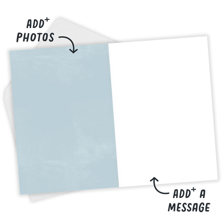 Hallmark Blessed White Frame Custom Card