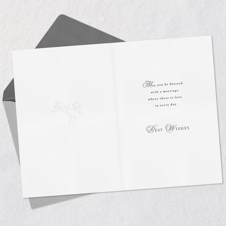 Hallmark Blessings And Best Wishes Wedding Card