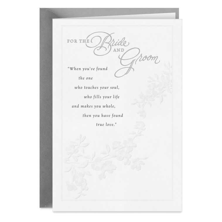 hallmark Blessings and Best Wishes Wedding Card