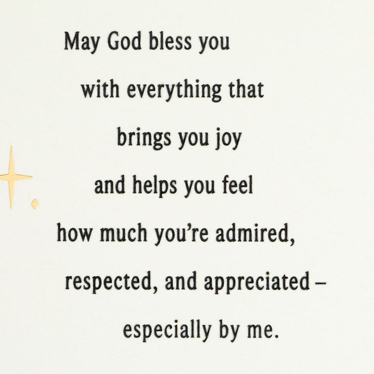 Hallmark Blessings For My Husband Birthday Card