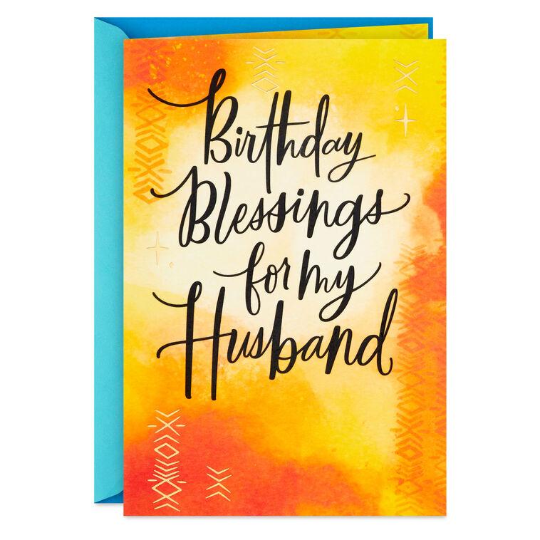hallmark Blessings for My Husband Birthday Card