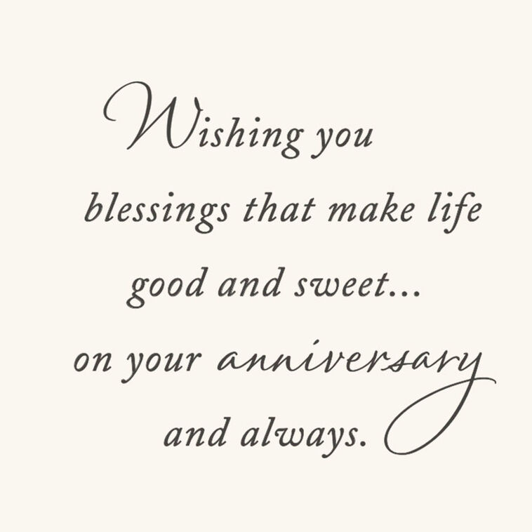Hallmark Blessings To You Both Anniversary Card
