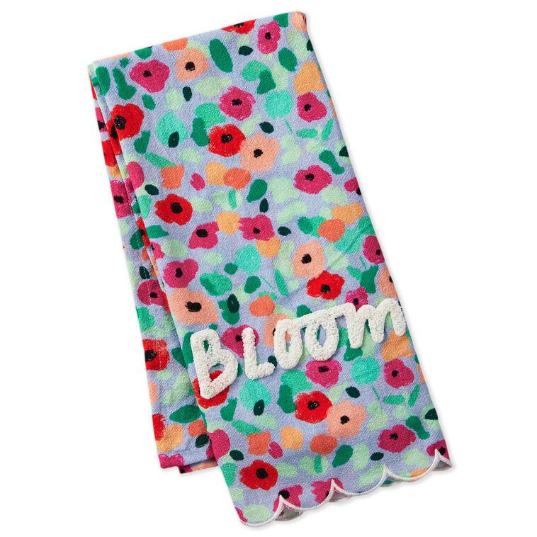 hallmark Bloom Abstract Floral Tea Towel