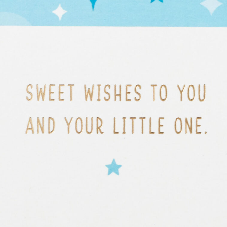Hallmark Blue Balloons 3D Pop-Up New Baby Boy Card
