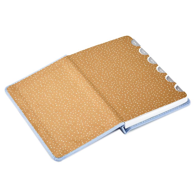 Hallmark Blue Chambray Address Book