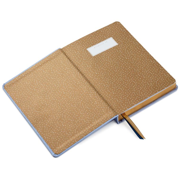 Hallmark Blue Chambray Notebook