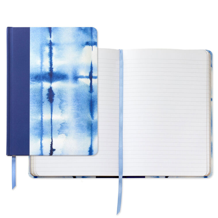 Hallmark Blue Shibori Print Journal