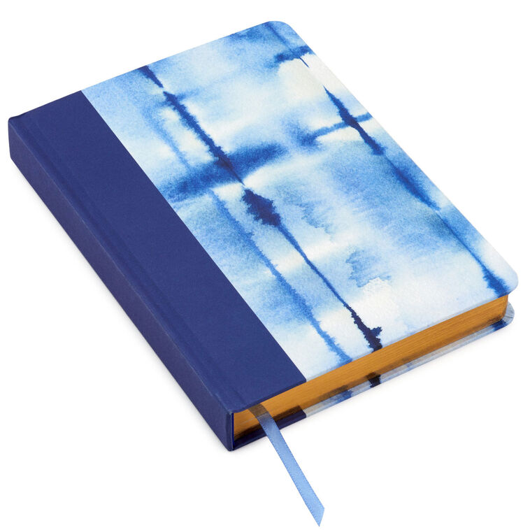 hallmark Blue Shibori Print Journal