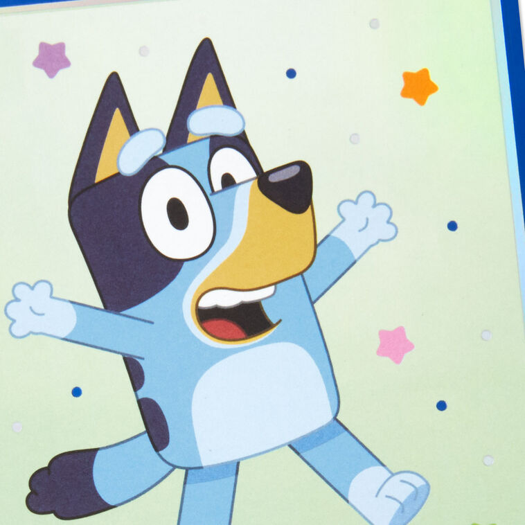 Hallmark Bluey Maximum Fun Birthday Card For Kids
