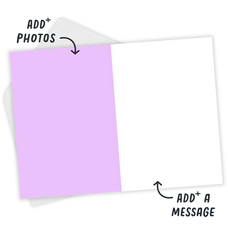 Hallmark Bold And Bright Floral Frame Custom Card