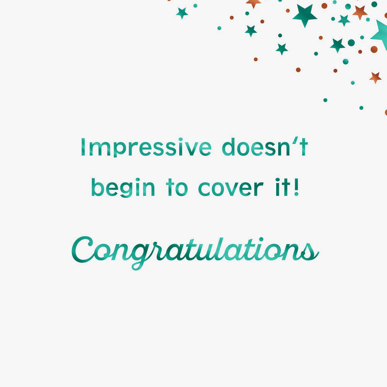 Hallmark Bold Bravo Congratulations Card