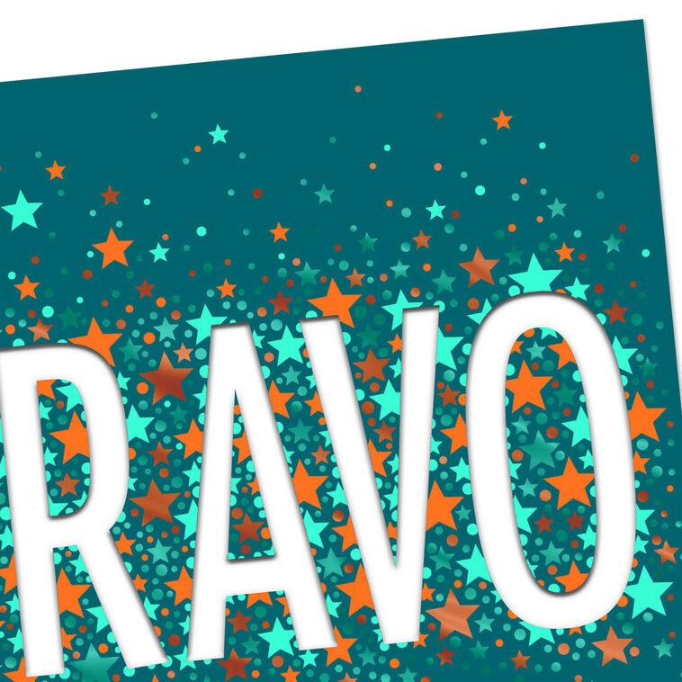 Hallmark Bold Bravo Congratulations Card