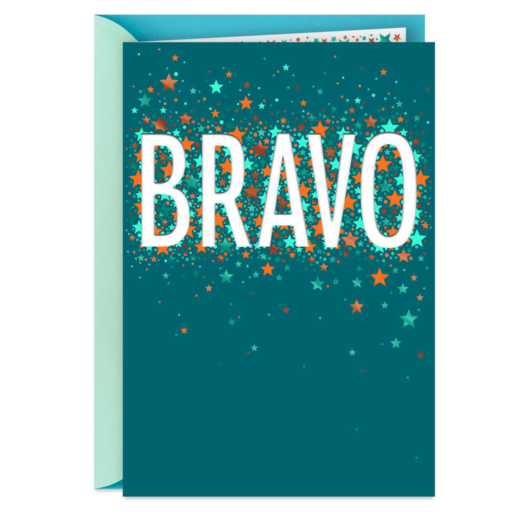 hallmark Bold Bravo Congratulations Card