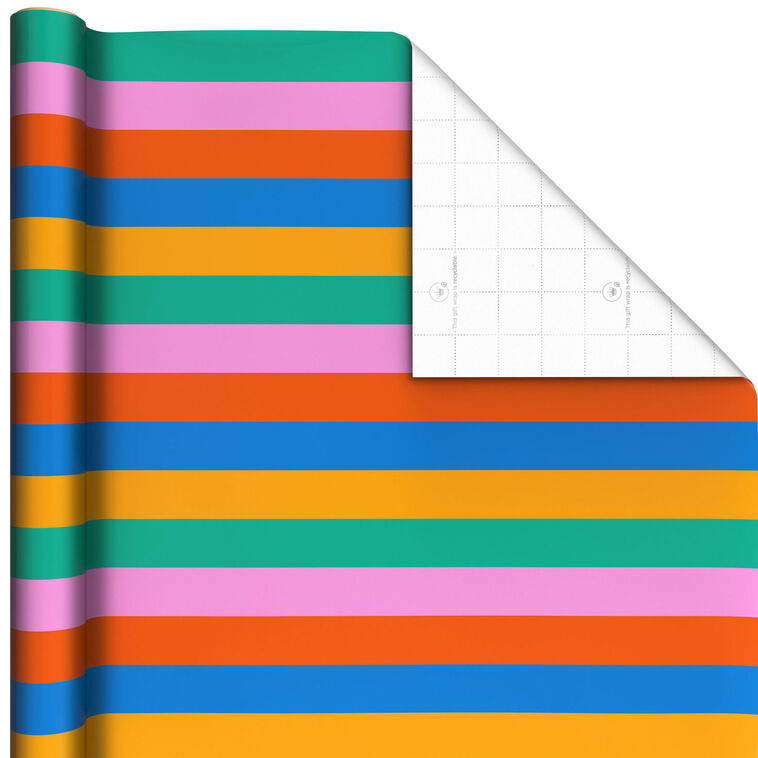 hallmark Bold Stripes Wrapping Paper 20 sq. ft