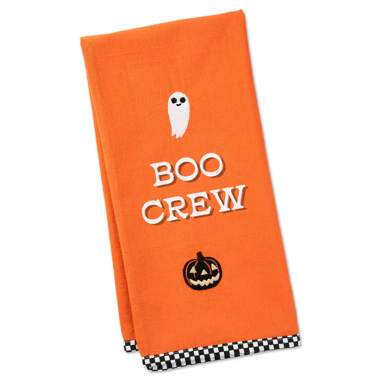 hallmark Boo Crew Halloween Tea Towel 18x24