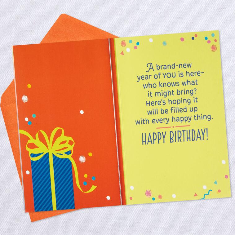 Hallmark Brand-New Year Of You Birthday Card