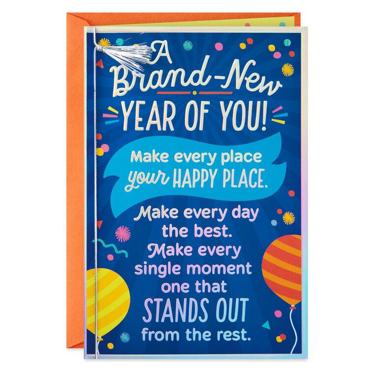 hallmark Brand-New Year of You Birthday Card