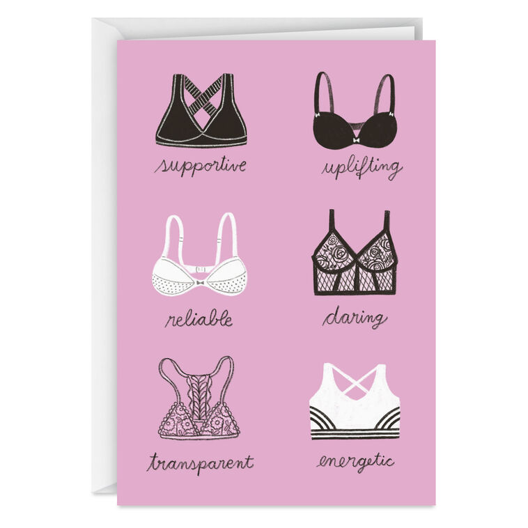 hallmark Bras Funny Friendship Card