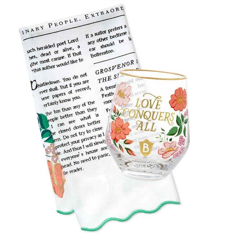 hallmark Bridgerton Love Conquers All Gift Set