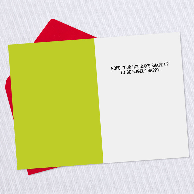 Hallmark Buff Snowman Funny Christmas Card