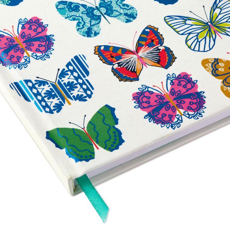 Hallmark Butterflies On Ivory Hardback Notebook