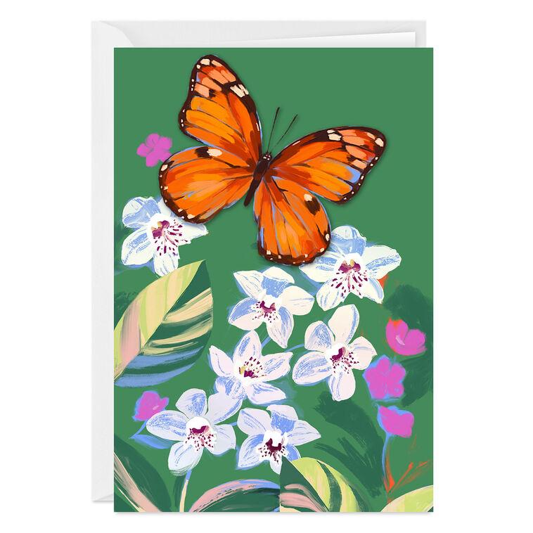 hallmark Butterfly Garden Custom Card