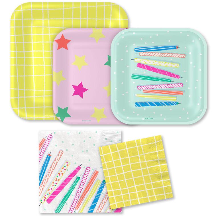 hallmark Cake and Candles Day Party Essentials Set