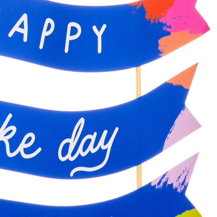 Hallmark Cake Day Banner Birthday Cake Topper