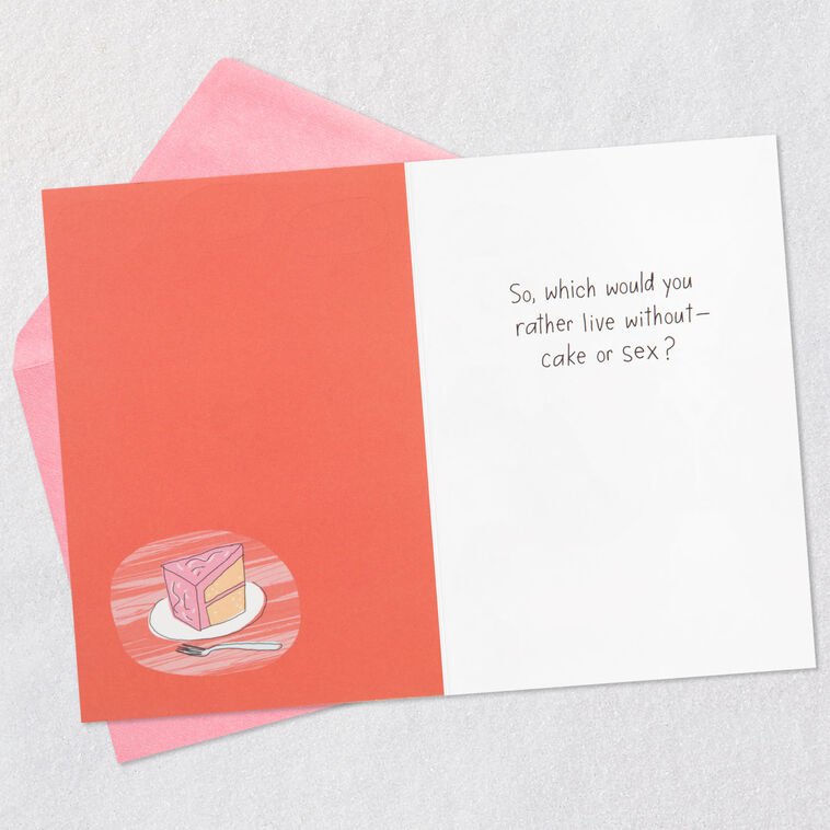 Hallmark Cake Or Sex Funny Birthday Card