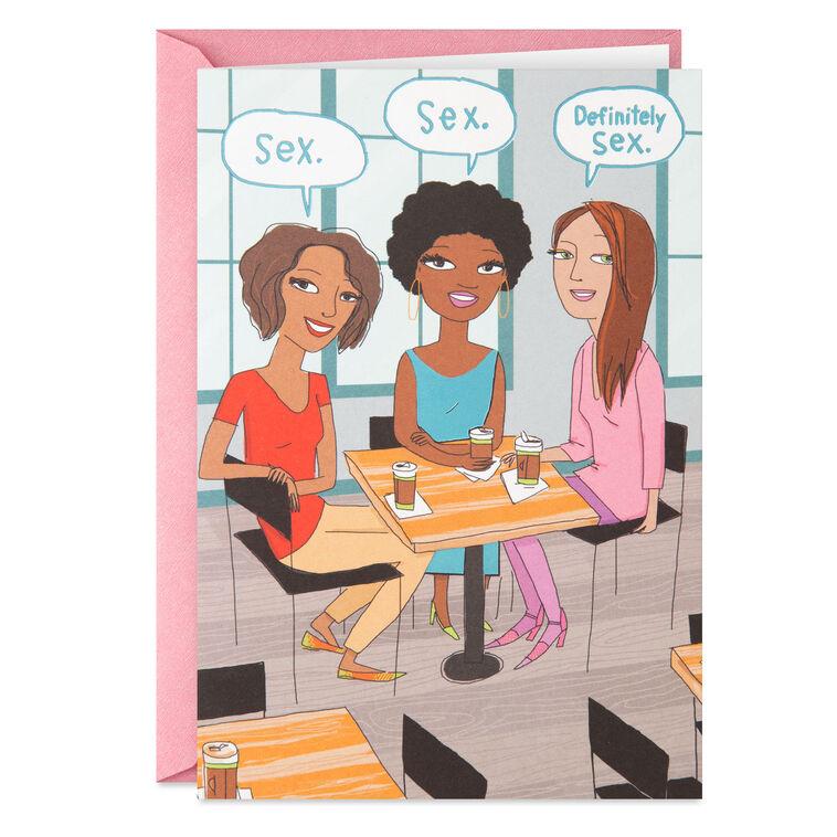 hallmark Cake or Sex Funny Birthday Card