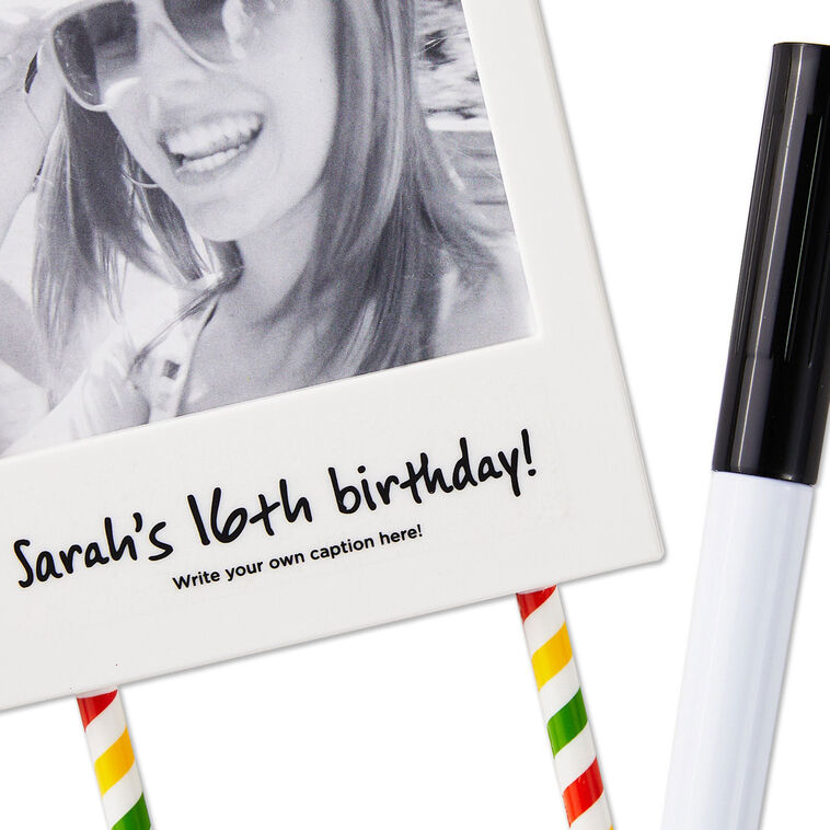 Hallmark Cake Topper Frame With Marker