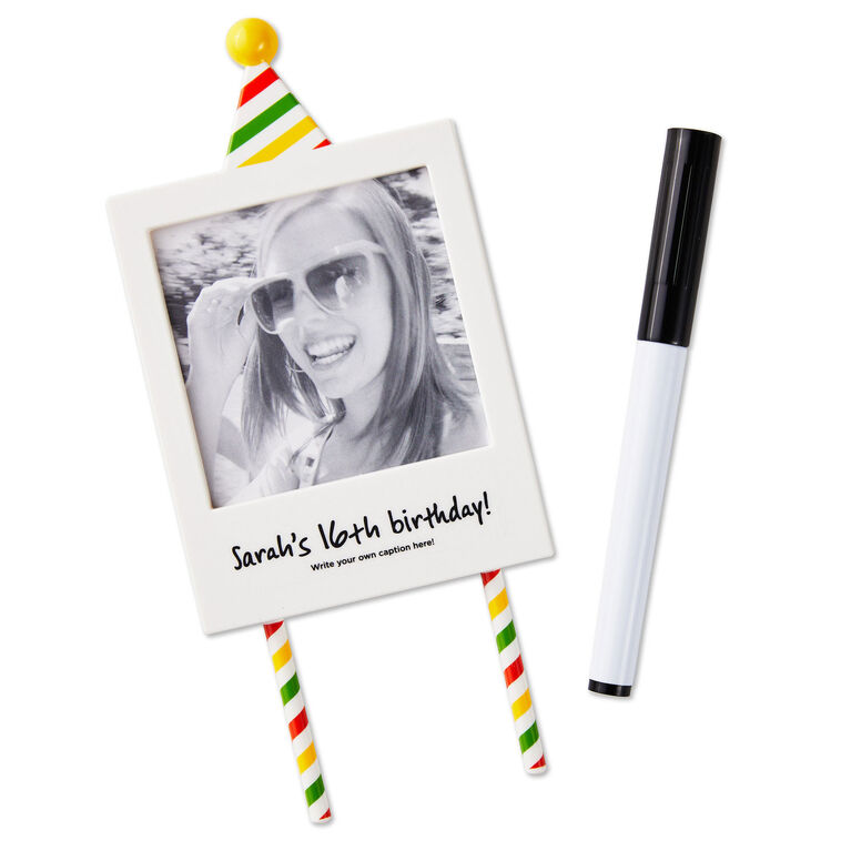 hallmark Cake Topper Frame With Marker