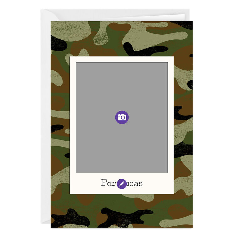 Hallmark Camo Design Custom Card