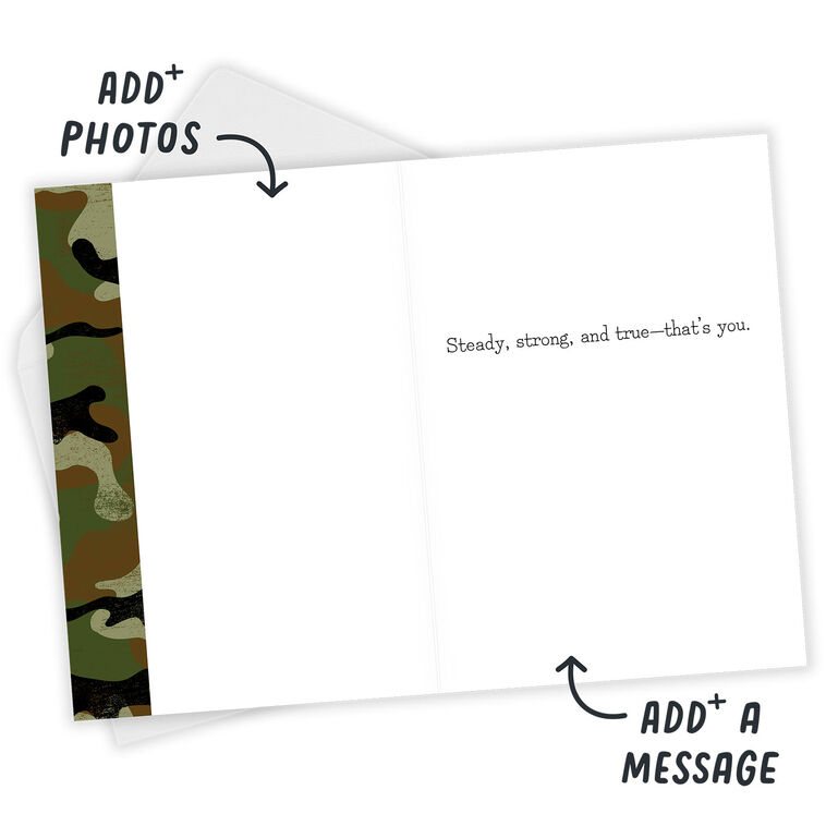 Hallmark Camo Design Custom Card