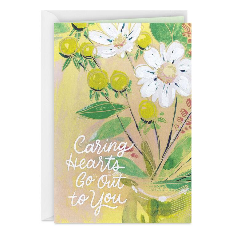 hallmark Caring Hearts Go Out to You Sympathy Card