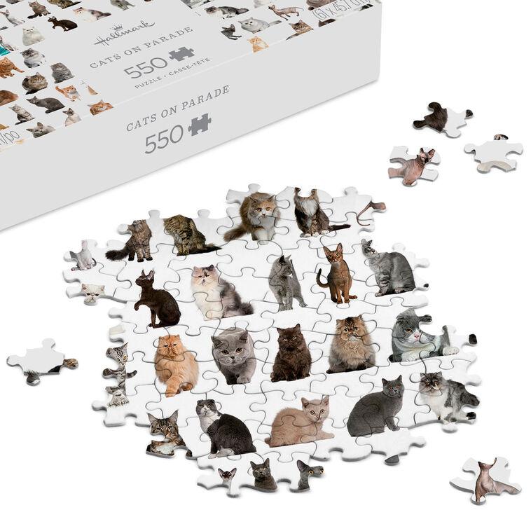 Hallmark Cats On Parade 550-Piece Jigsaw Puzzle