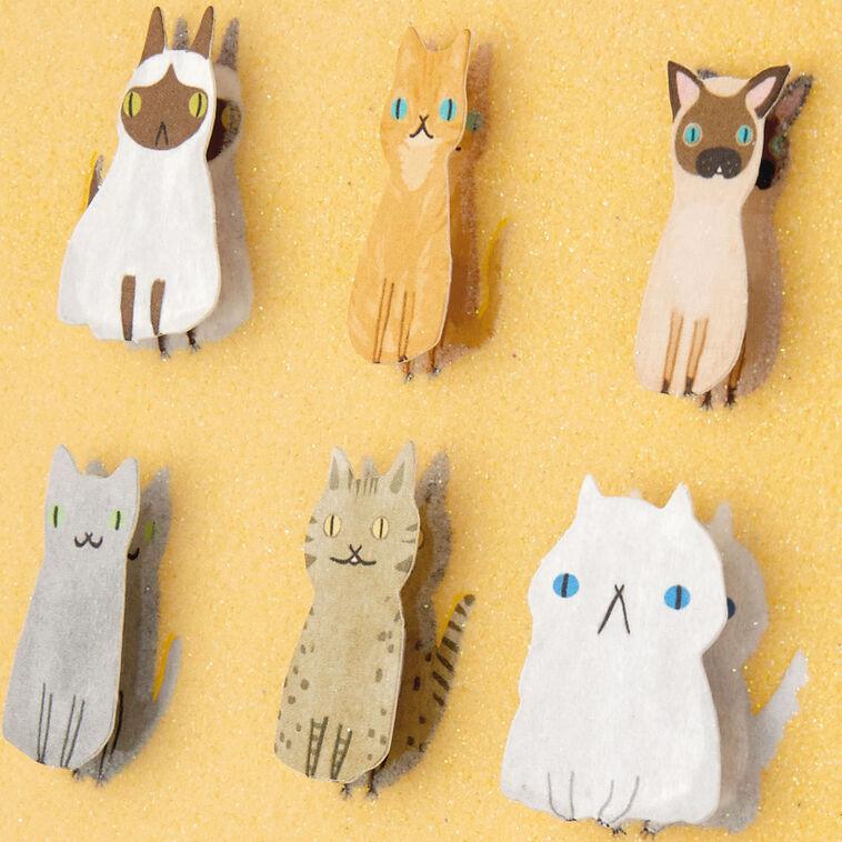 Hallmark Cats On Yellow Blank Card