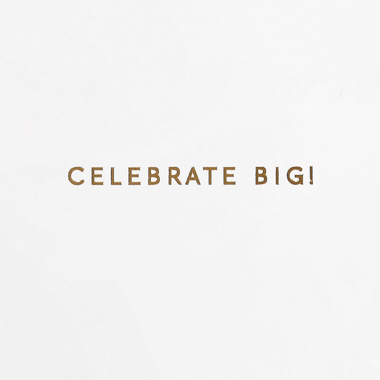 Hallmark Celebrate Big Birthday Card