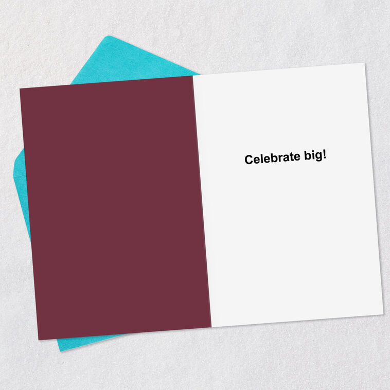 Hallmark Celebrate Big Funny Birthday Card