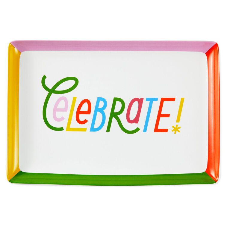 hallmark Celebrate Serving Tray