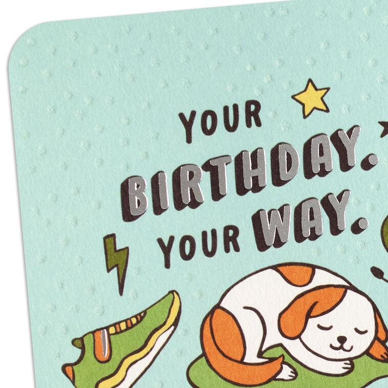 Hallmark Celebrate Your Way Birthday Card For Kids