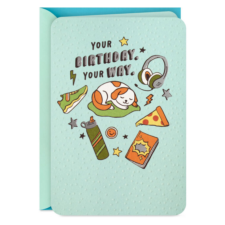 hallmark Celebrate Your Way Birthday Card for Kids