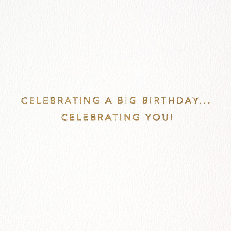 Hallmark Celebrating A Big Day 50th Birthday Card