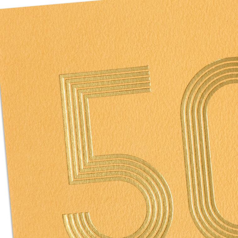 Hallmark Celebrating A Big Day 50th Birthday Card