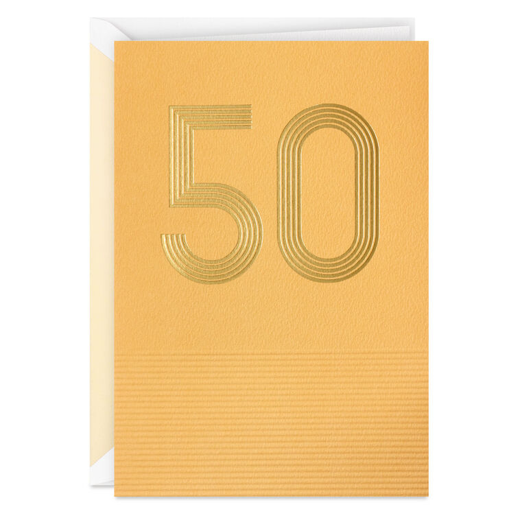 hallmark Celebrating a Big Day 50th Birthday Card