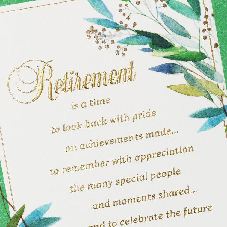 Hallmark Celebrating The Future Retirement Card