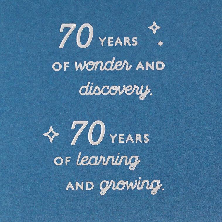 Hallmark Celebrating You 70th Birthday Card