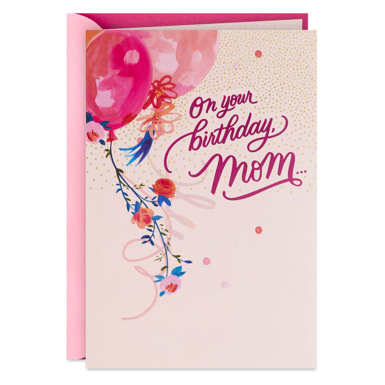 hallmark Celebrating You Birthday Card for Mom