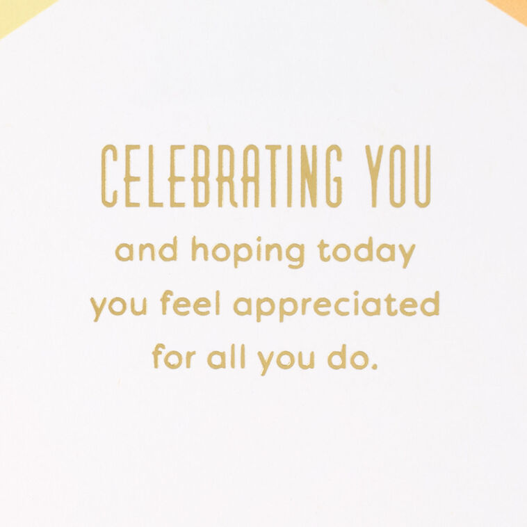 Hallmark Celebrating You Boss's Day Card